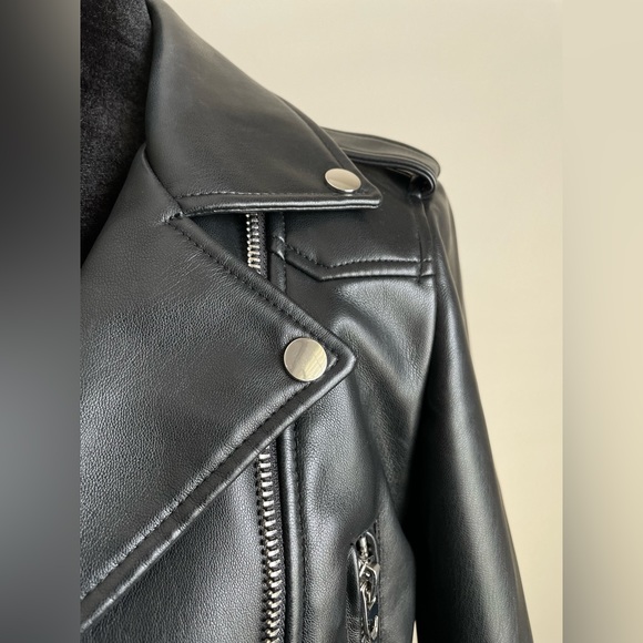 SOLD Zara Faux Leather Jacket - Picture 5 of 10